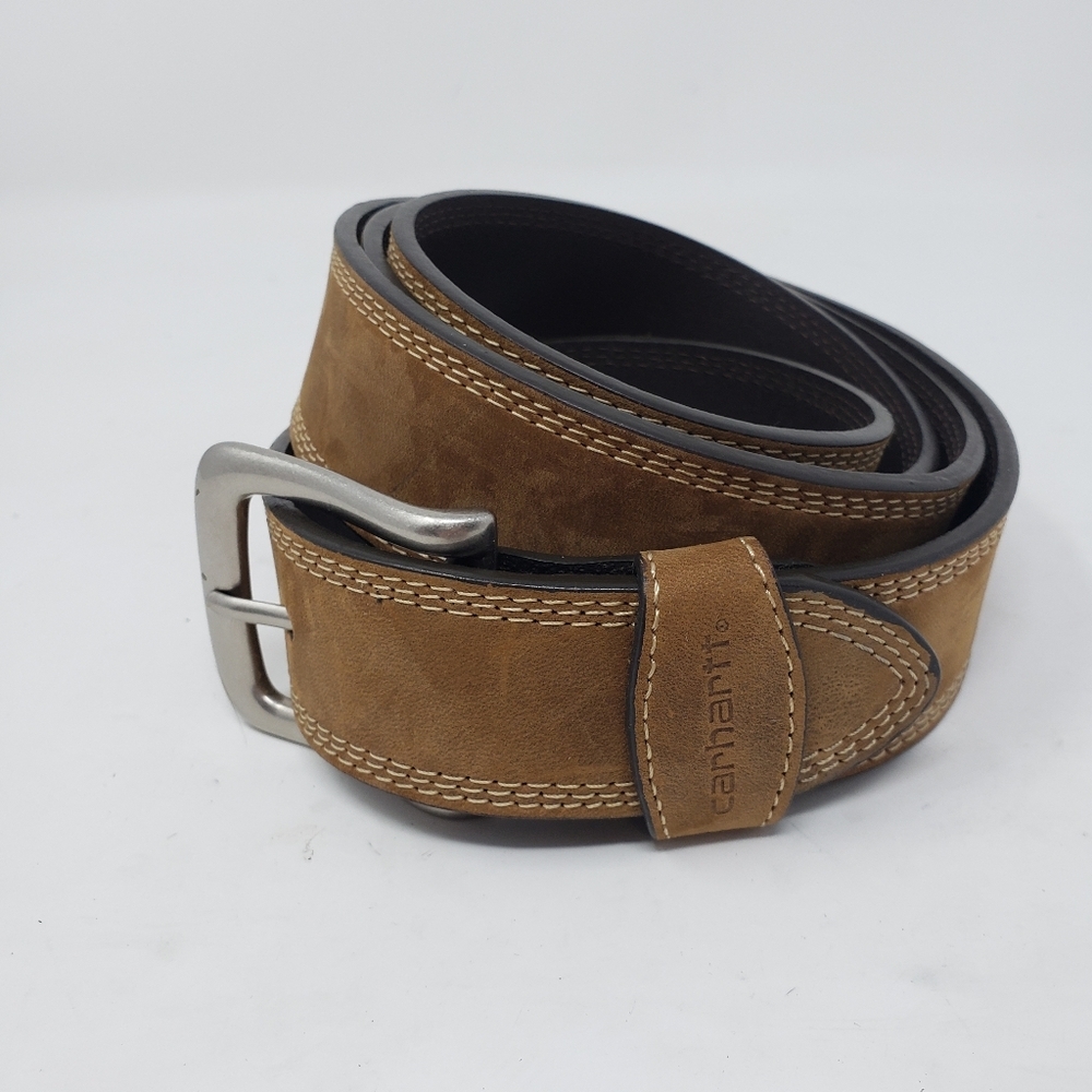 Carhartt Tan Italian Leather Belt Size 52